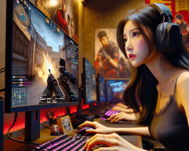 暴躁少女csgo，高清4k超清竞技直播